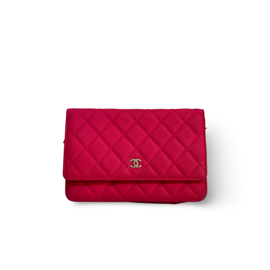 Chanel Classic Caviar WOC Pink