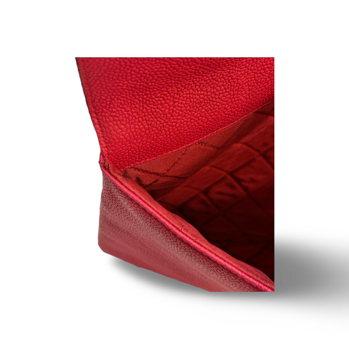 Chanel Caviar Medium Clutch Pink