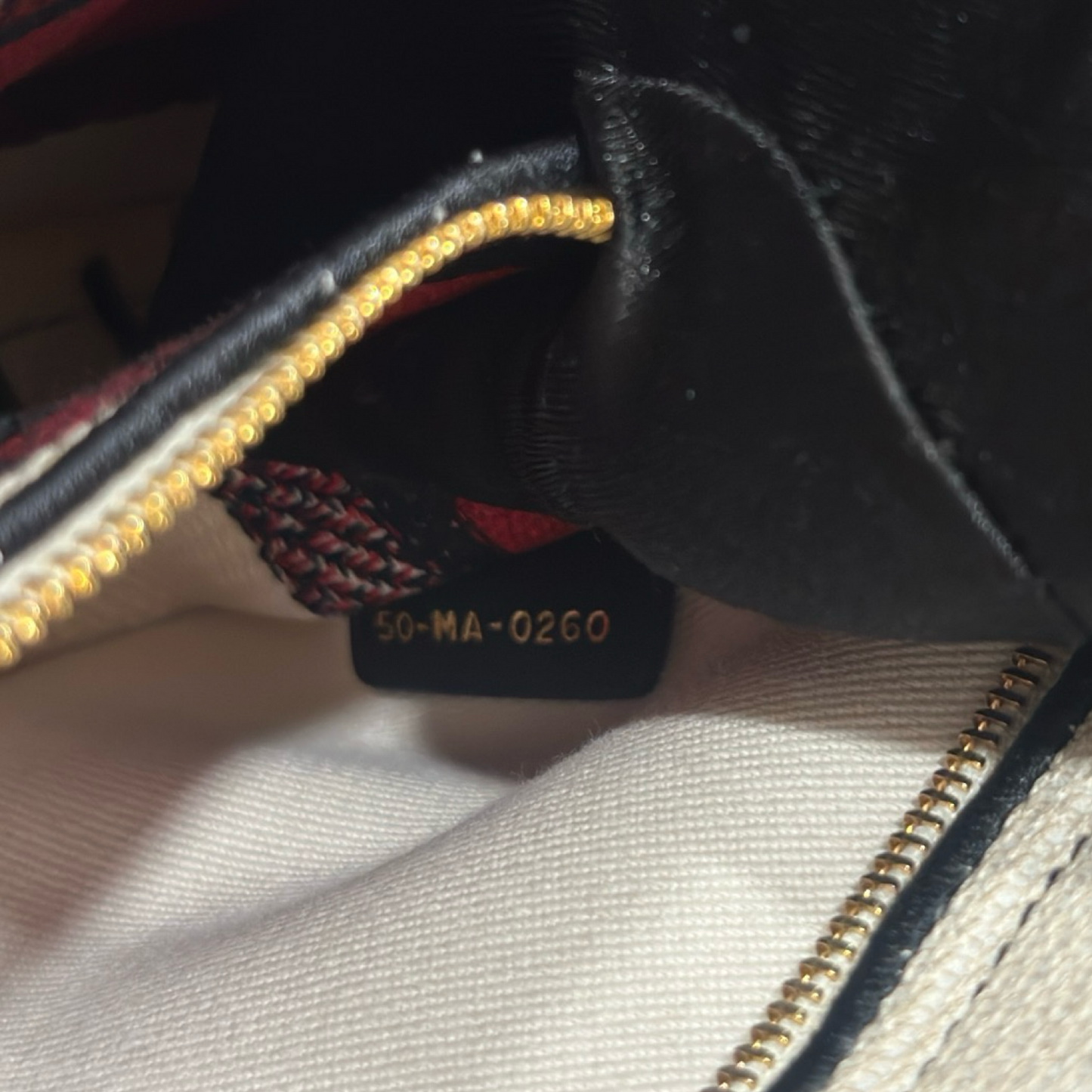 Dior Canvas D-Lite Medium Amour Graffiti Lady Dior Lady - GHW / Red White