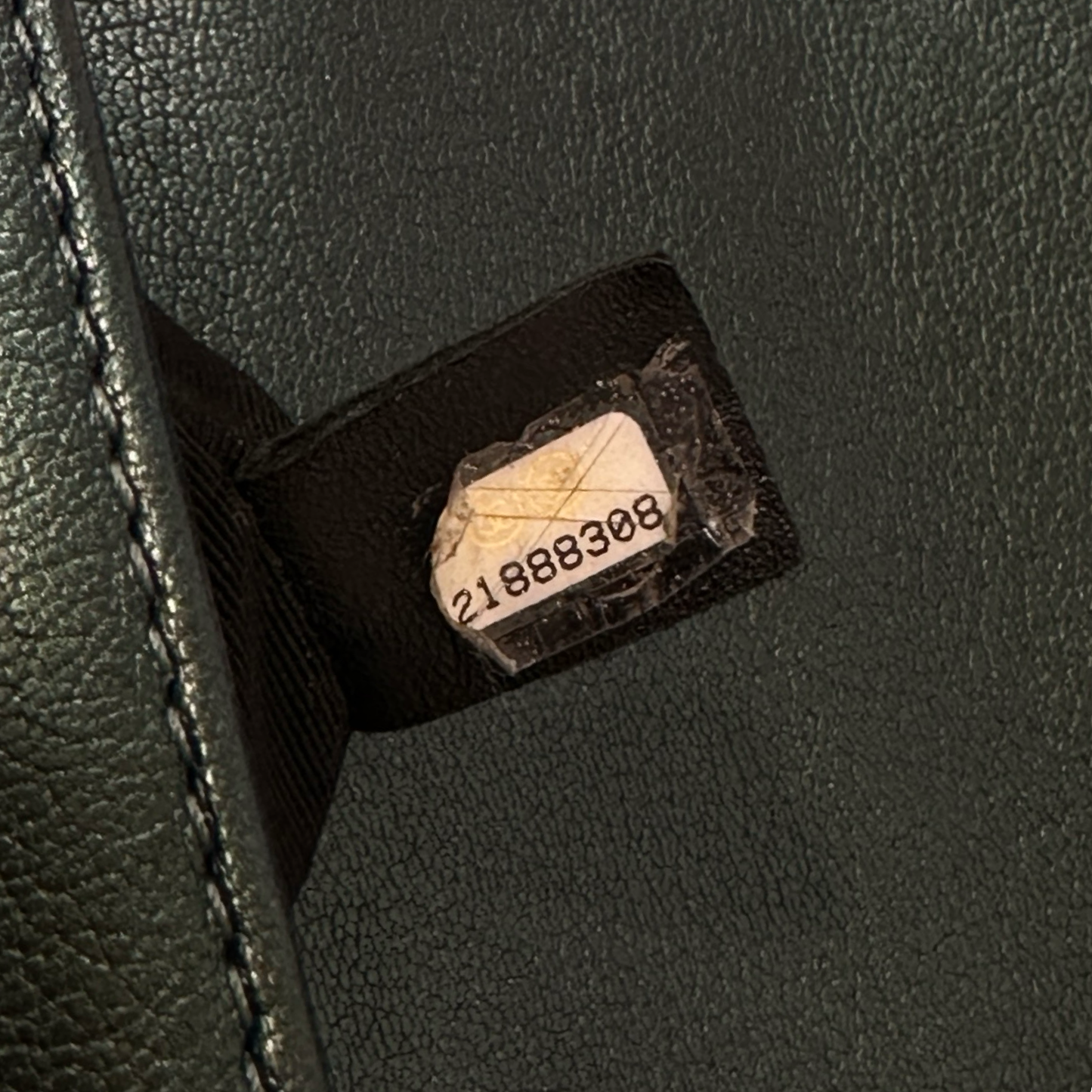 Chanel Quilted Calfskin New Medium Iredescent Boy Bag - GHW / Green