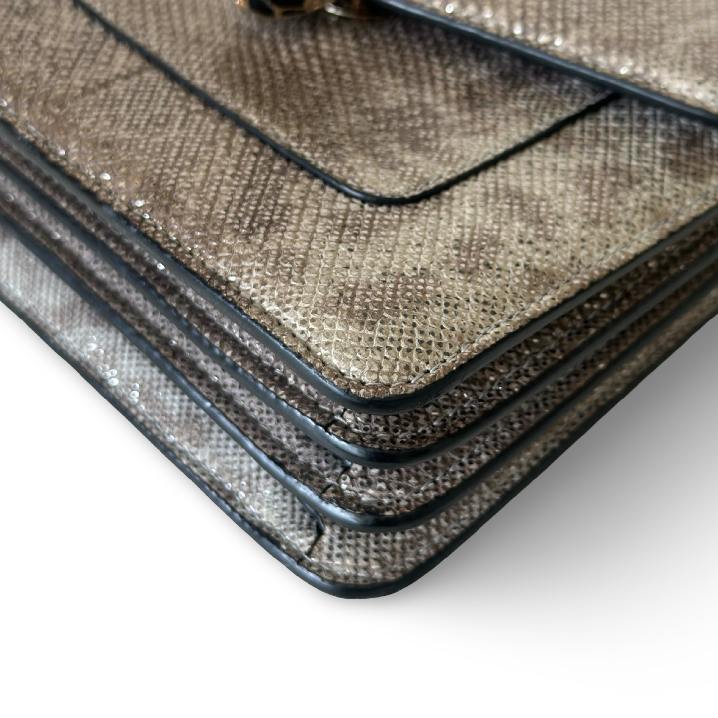 Bvlgari Snake Skin Serpenti Forever Top Handle Bag - GHW / Bronze