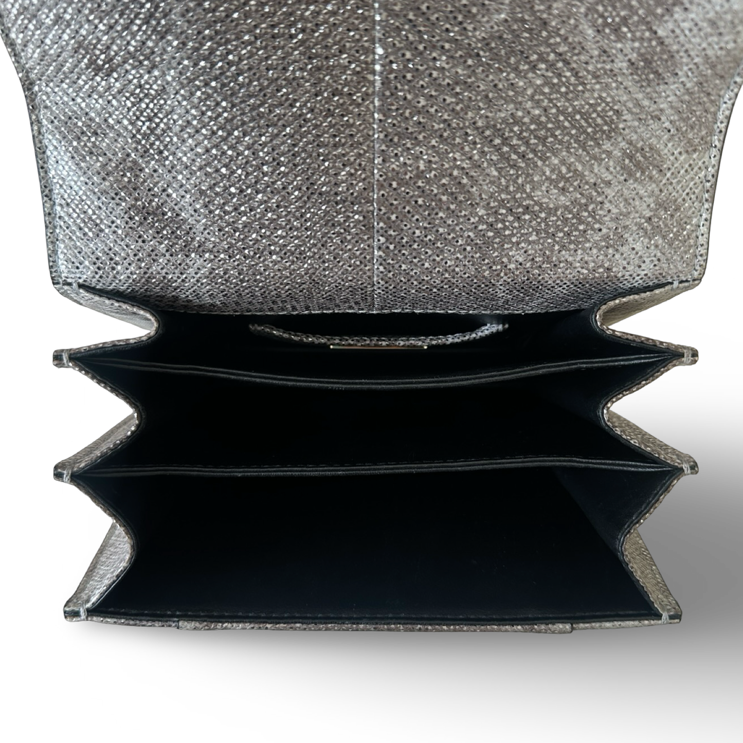 Bvlgari Snake Skin Serpenti Forever Top Handle Bag - GHW / Bronze