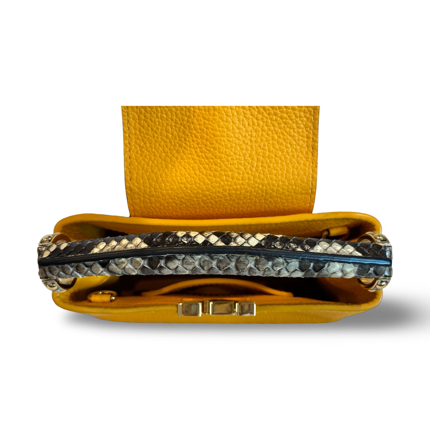 Louis Vuitton Mini Capucines Sneak Skin Yellow