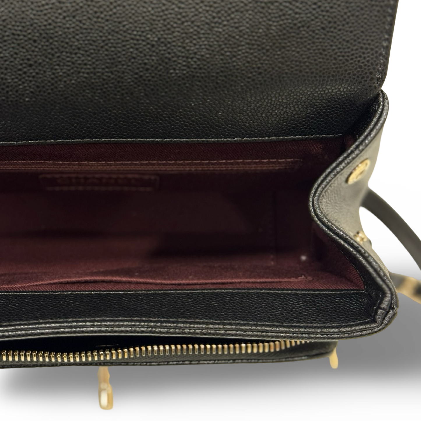 Chanel Quilted Caviar Large Business Affinity Flap - GHW / Black