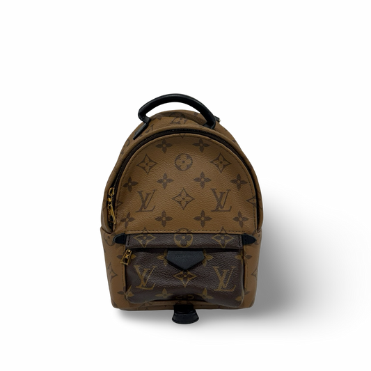 Louis Vuitton Monogram Mini Palm Springs Backpack - Brown