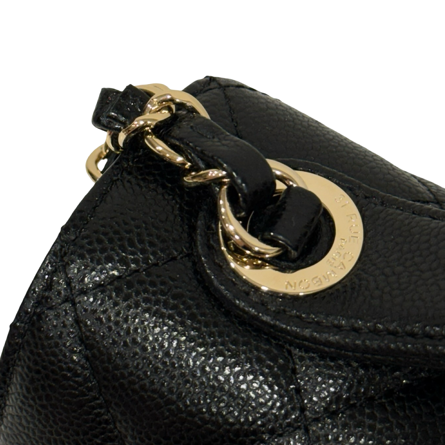 Chanel Quilted Caviar Large Business Affinity Flap - GHW / Black