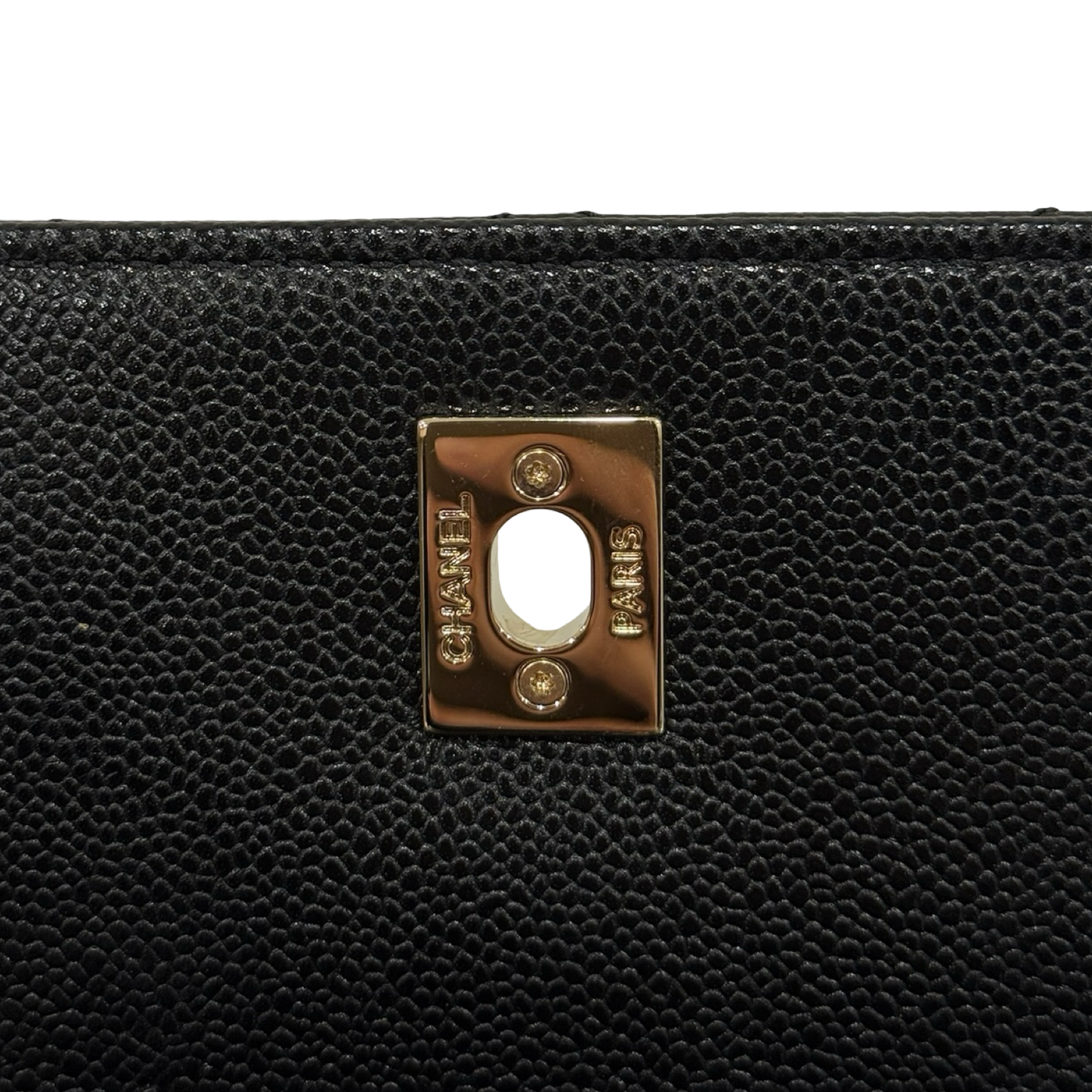 Chanel Quilted Caviar Large Business Affinity Flap - GHW / Black