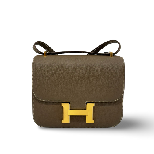 Hermes Epsom 18 Constance Bag - GHW / Etoupe