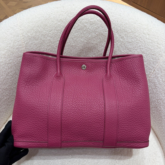 Hermes Togo Garden Tote - SHW / Rose Pink