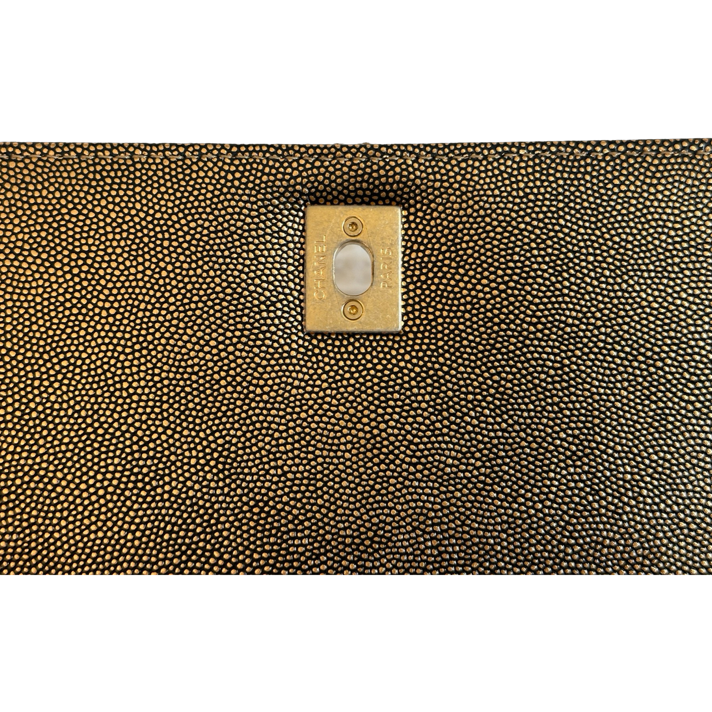Chanel Classic Caviar Medium Coco Handle Bag (Bronze)