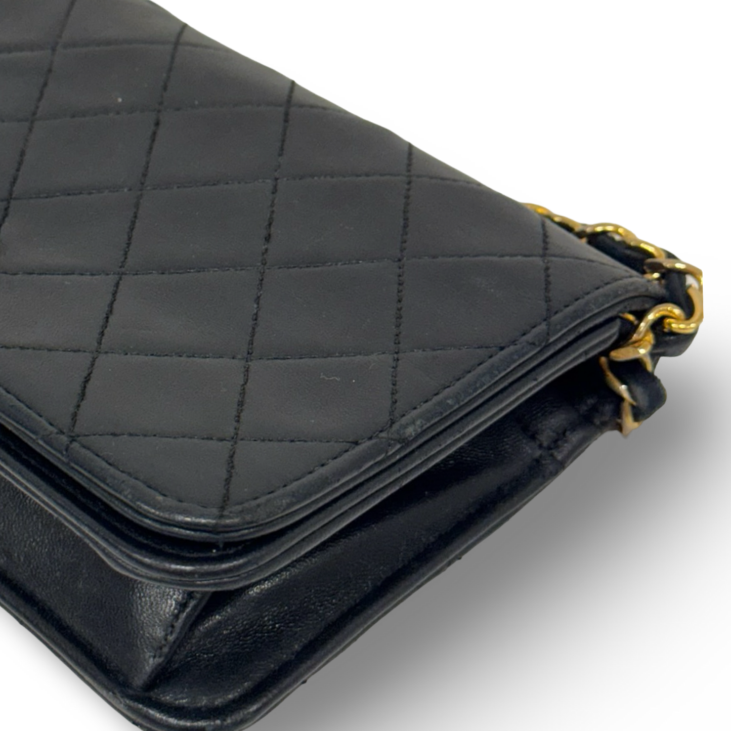 Chanel Vintage Quilted Lambskin WOC - GHW / Black