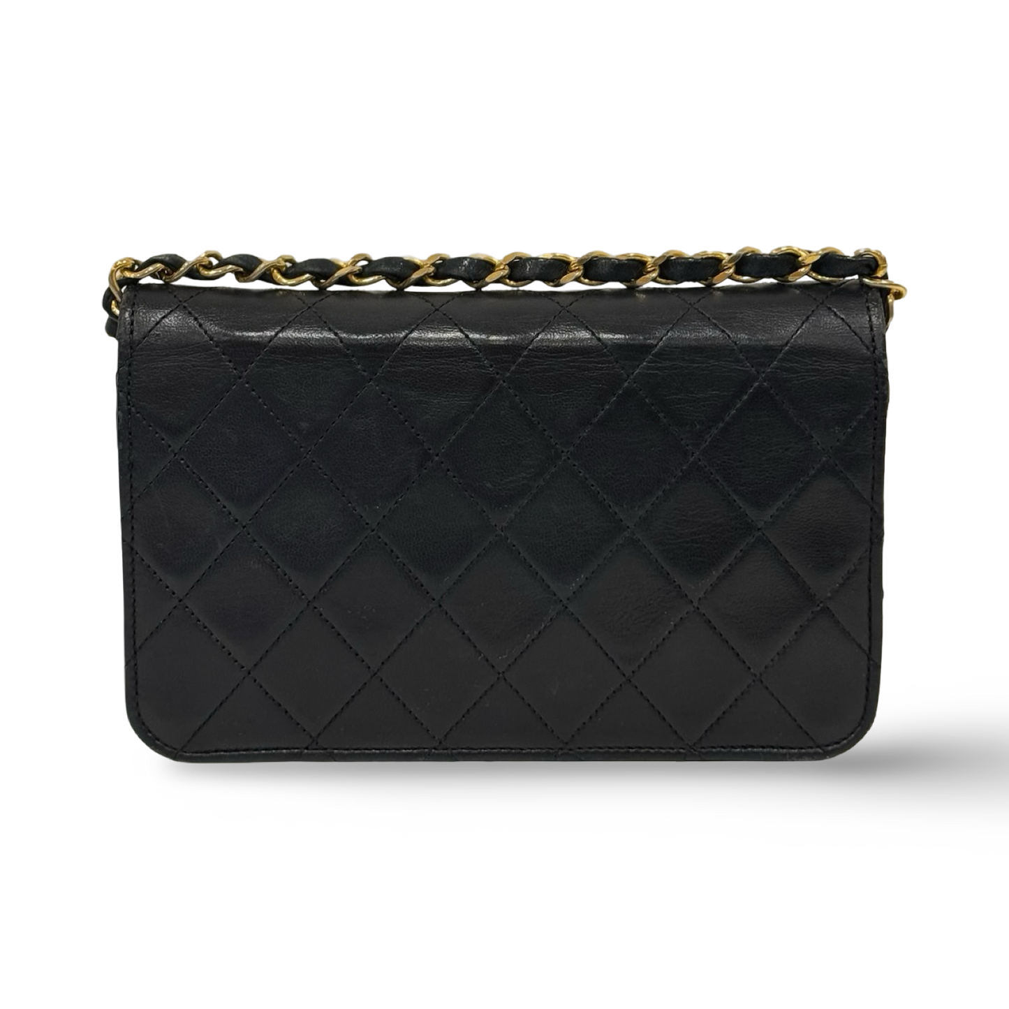 Chanel Vintage Quilted Lambskin WOC - GHW / Black