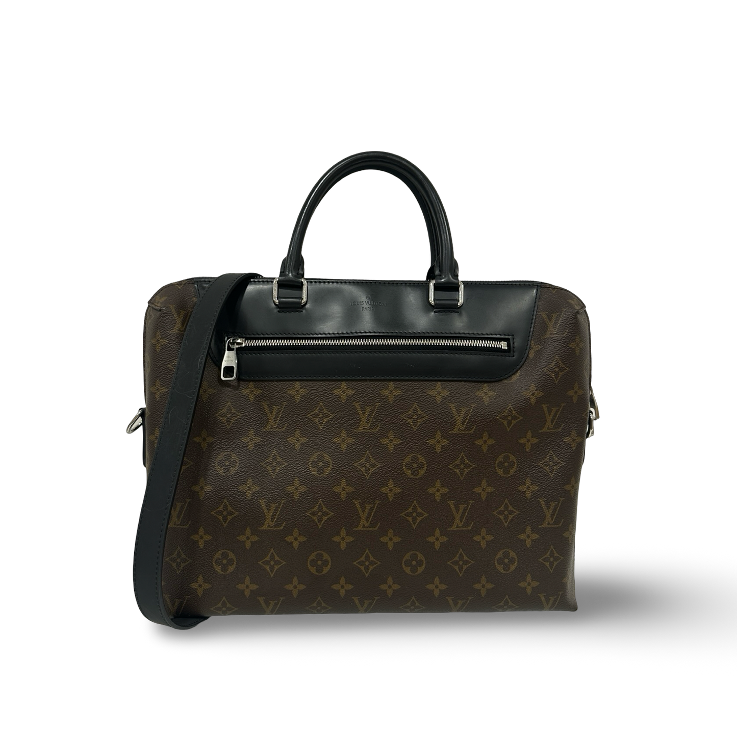 Louis Vuitton Monogram Macassar Porte-Documents Jour - GHW / Brown