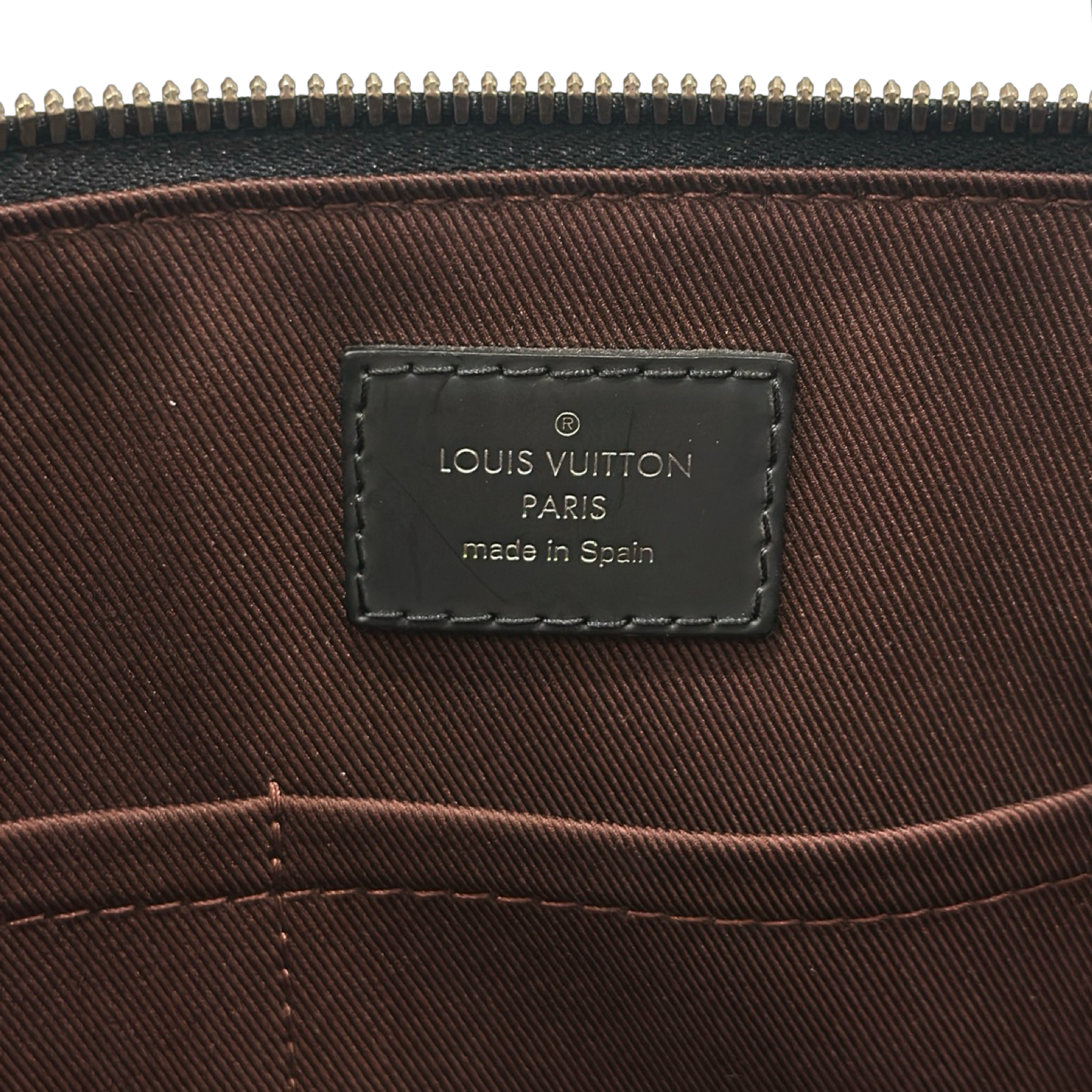 Louis Vuitton Monogram Macassar Porte-Documents Jour - GHW / Brown