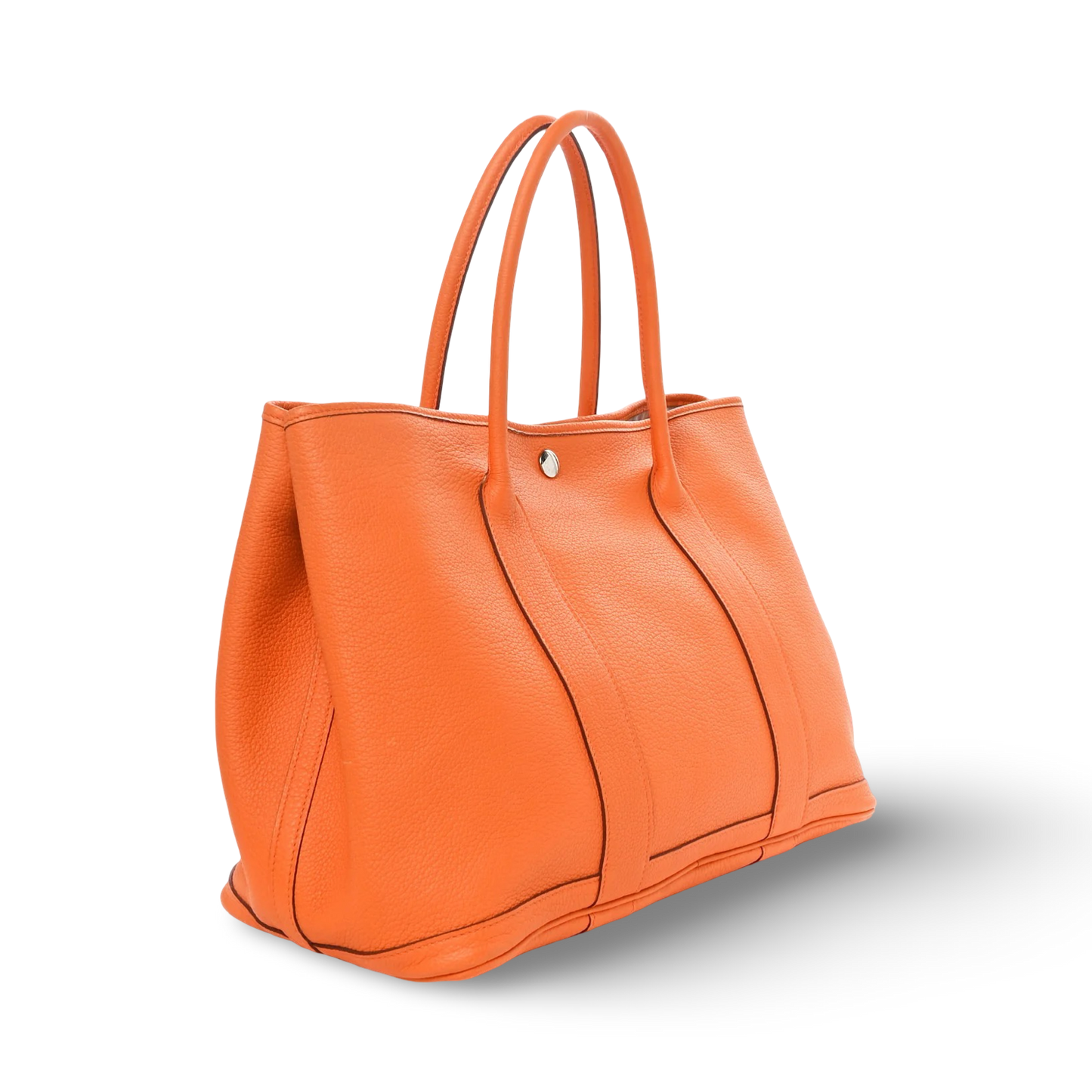 Hermes Negonda Garden Party 36 MM Bag - Orange / SHW