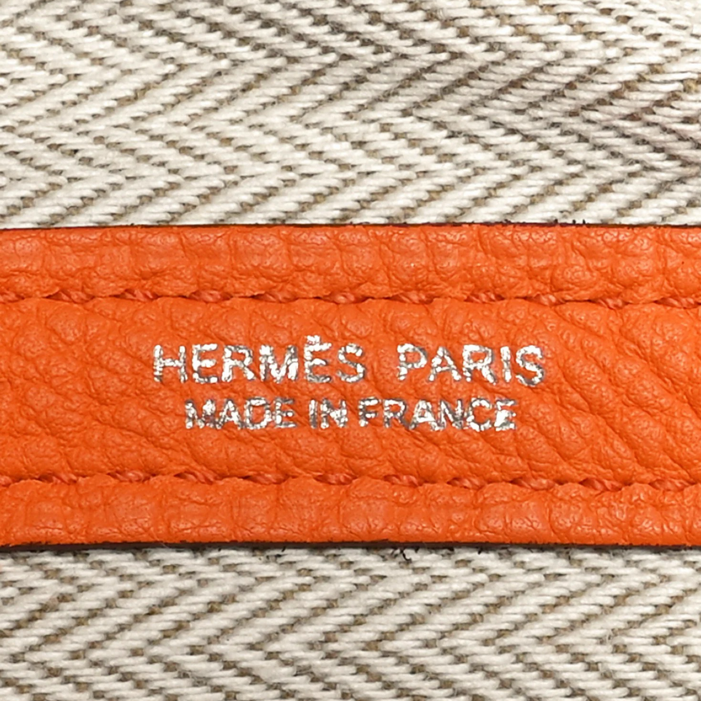 Hermes Negonda Garden Party 36 MM Bag - Orange / SHW