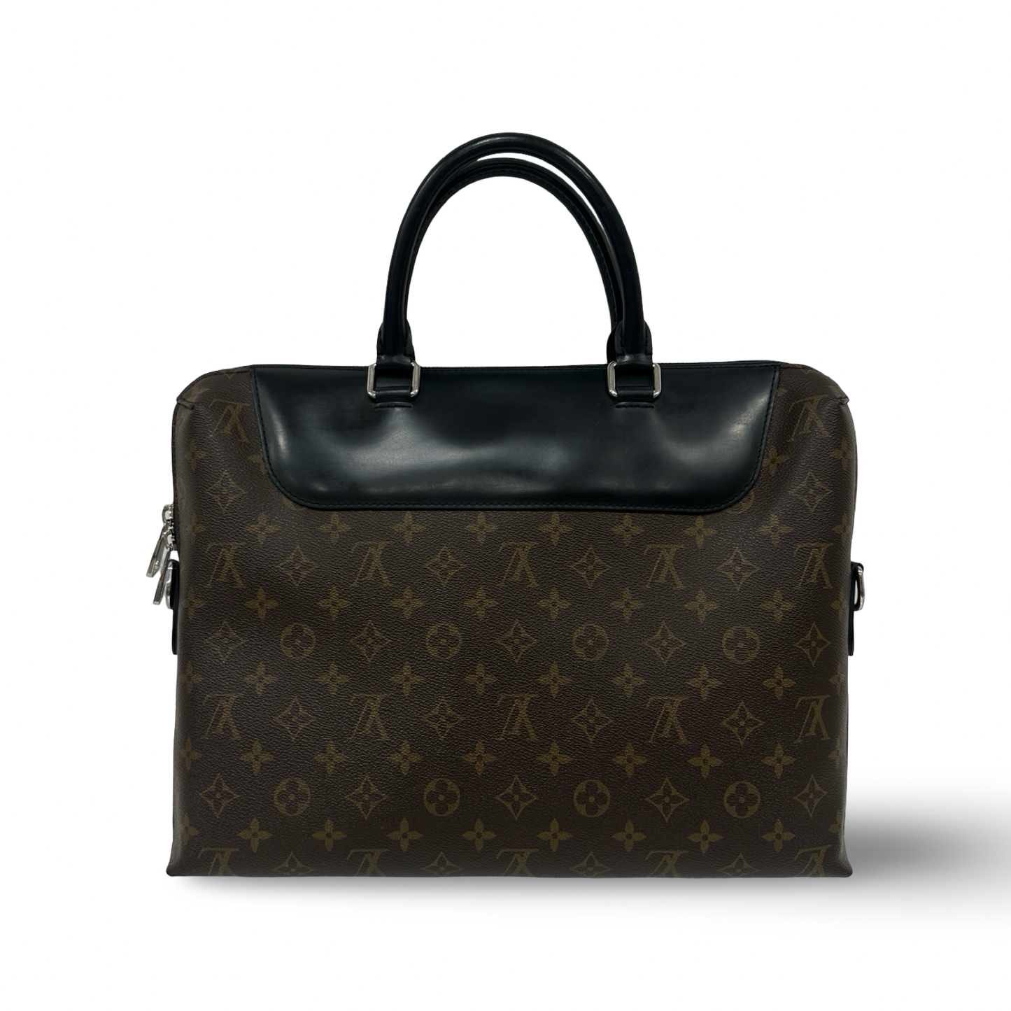 Louis Vuitton Monogram Macassar Porte-Documents Jour - GHW / Brown