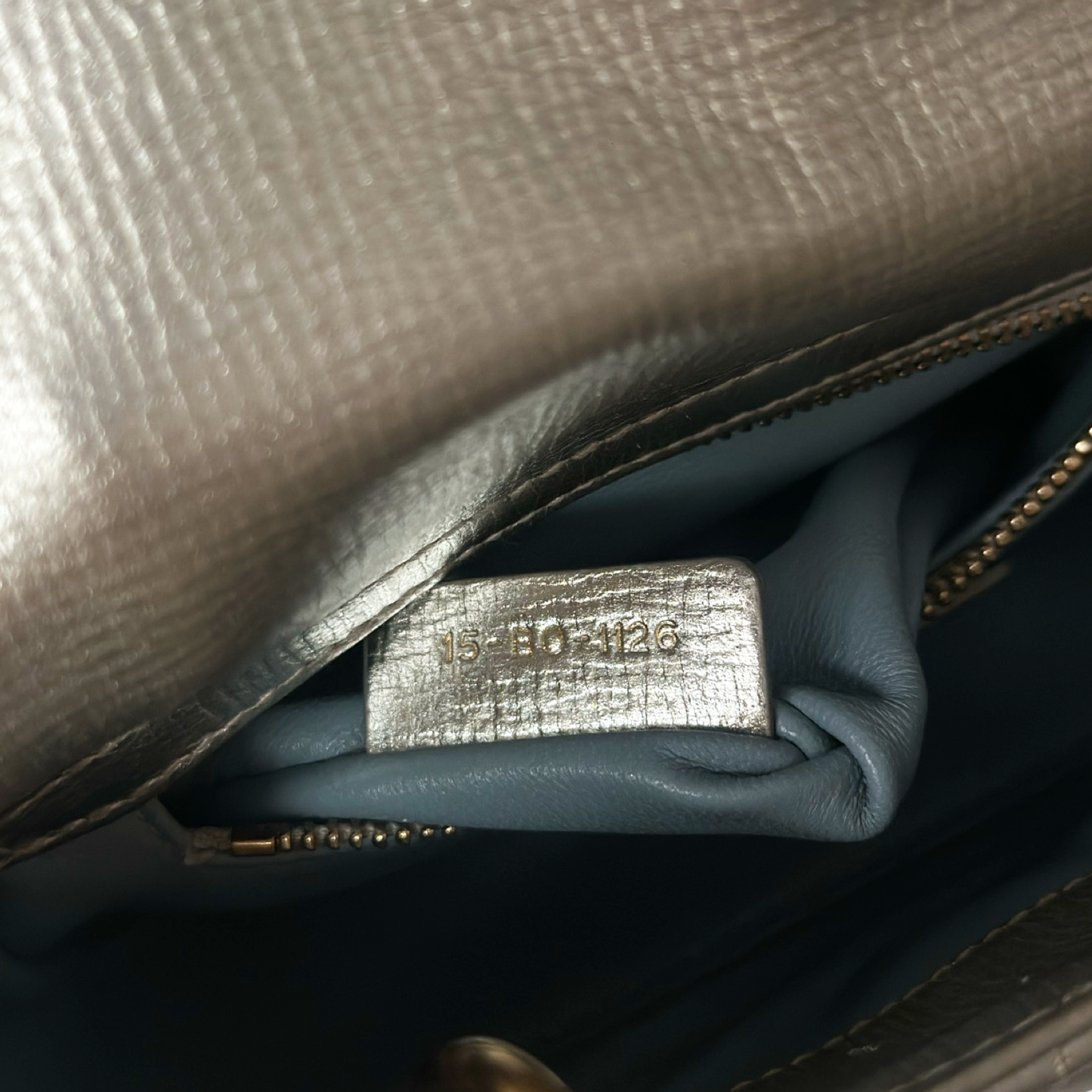 Dior Cannage Calfskin Mini Lady Bag - SHW / Sliver