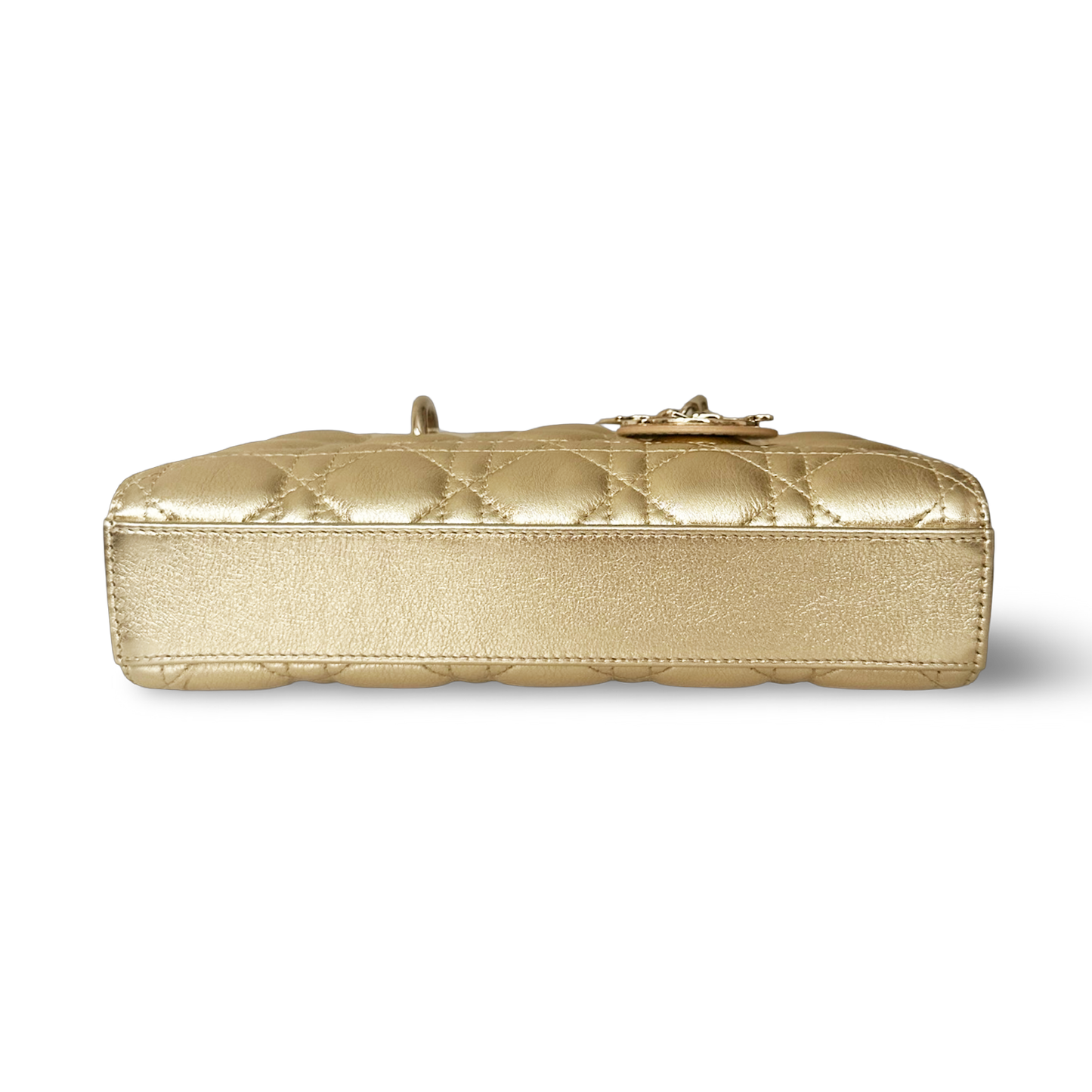 Dior Cannage Lambskin Small Lady D Joy Bag - GHW / Gold