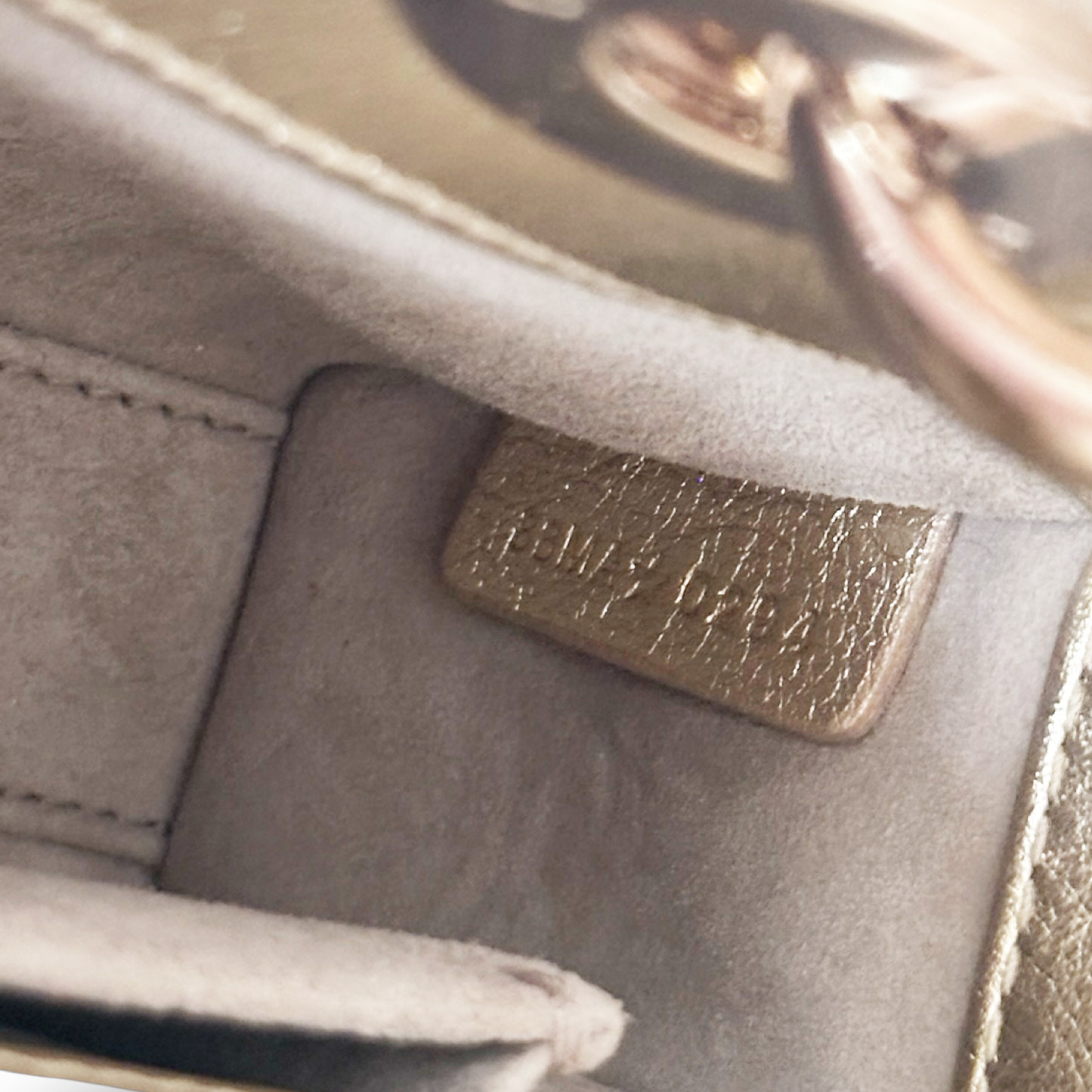 Dior Cannage Lambskin Small Lady D Joy Bag - GHW / Gold