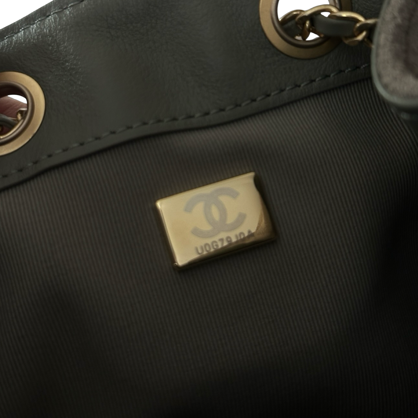 Chanel Quilted Suede Small 25 Bag - GHW / Gray