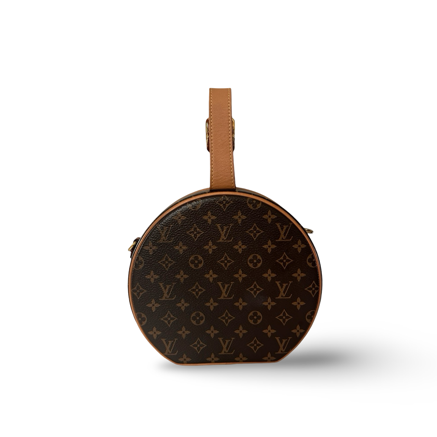 Louis Vuitton Monogram Petite Boite Chapeau Bag - GHW / Brown