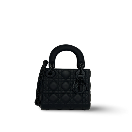 Dior Classic Matte Mini Lady Dior So Black