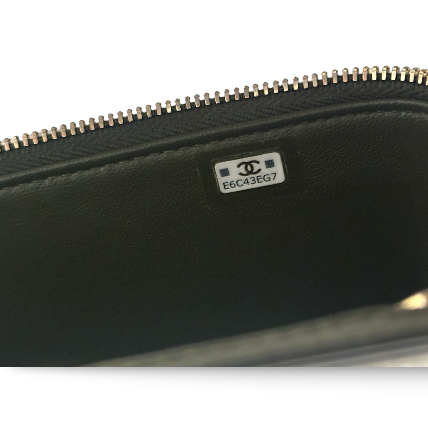 Chanel Classic Shiny Calfskin Top Handle Small Vanity Case Olive