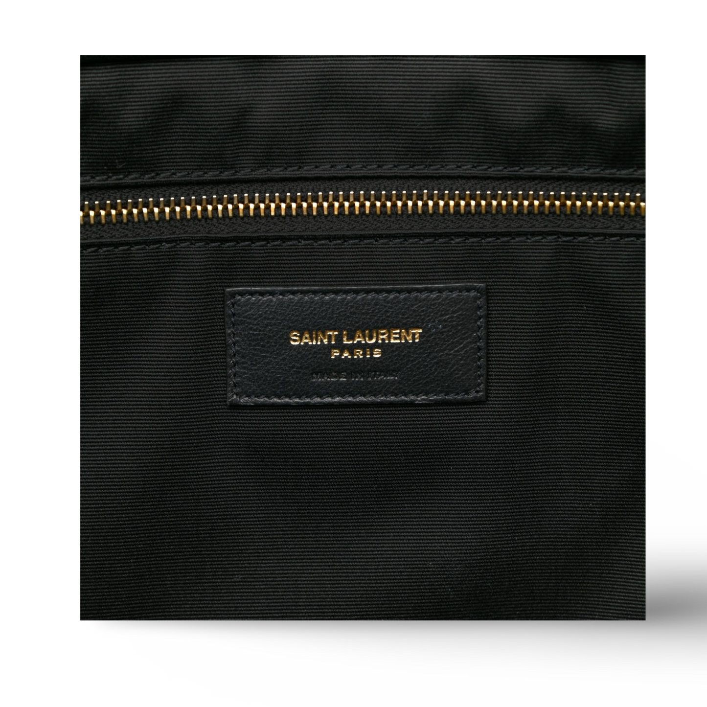 Saint Laurent Quilted Lambskin Maxi Icare Tote Bag - GHW / Black