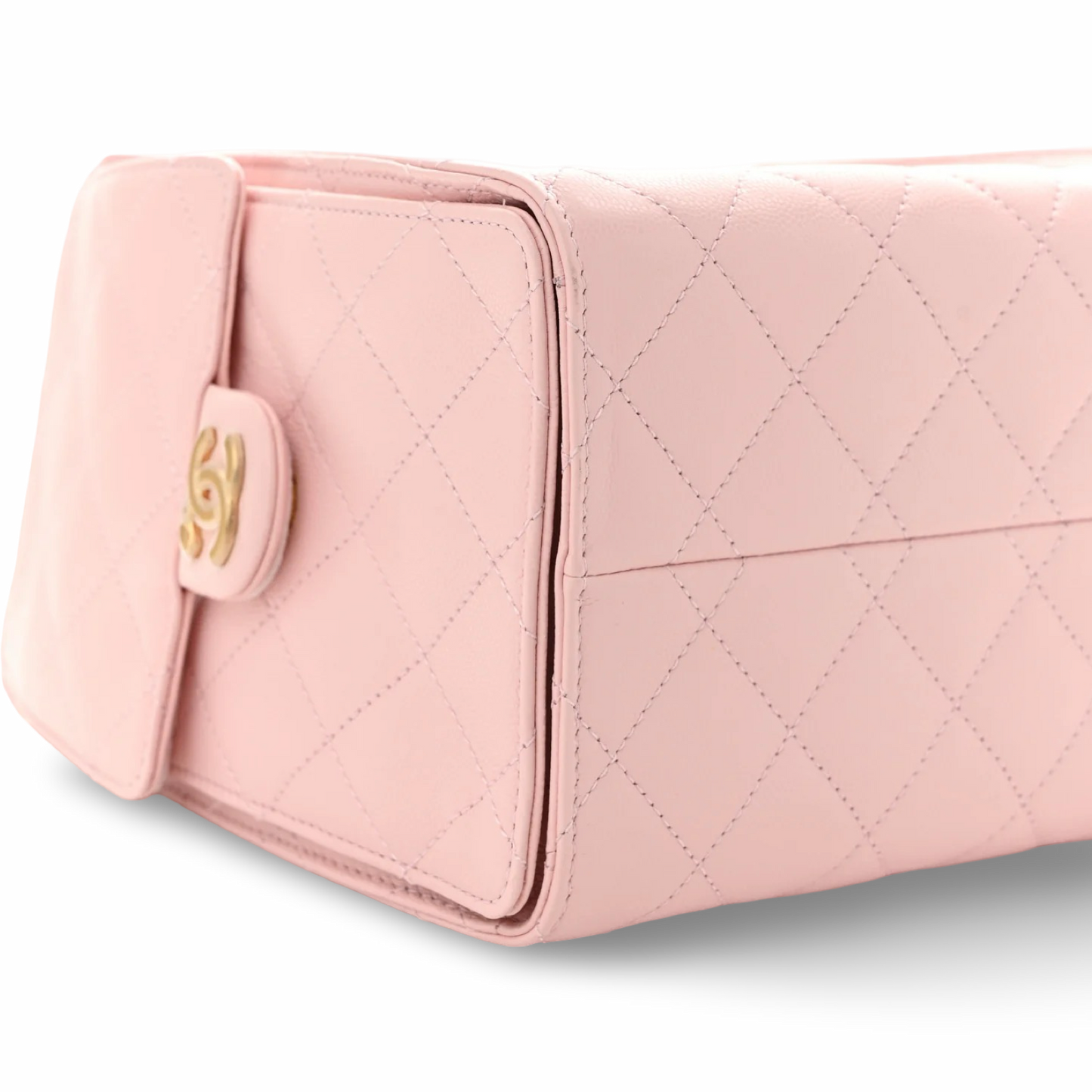 Chanel Quilted Caviar Small 25 Bag - GHW / Pink