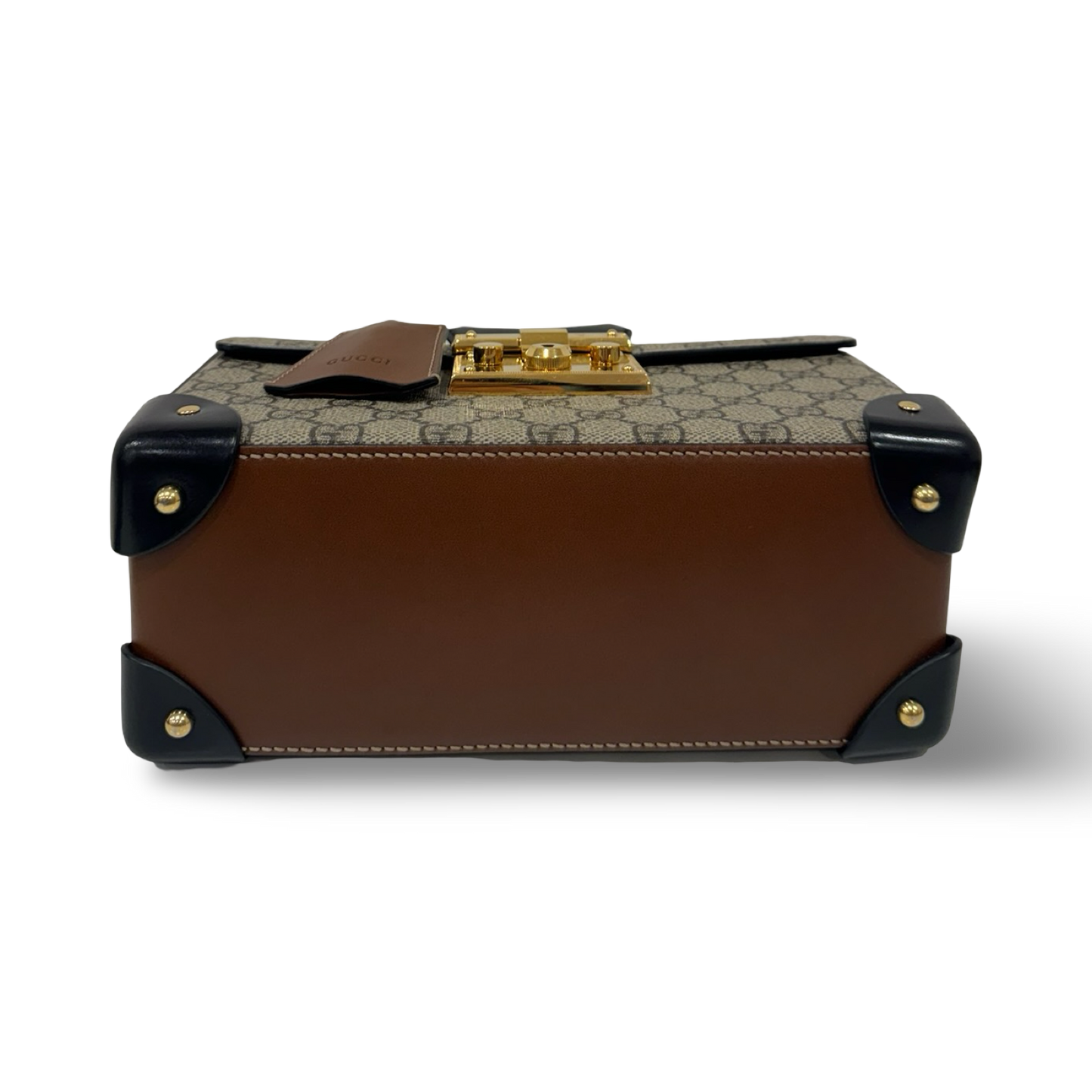 Gucci Padlock GG Small Bamboo Shoulder Bag - GHW / Brown