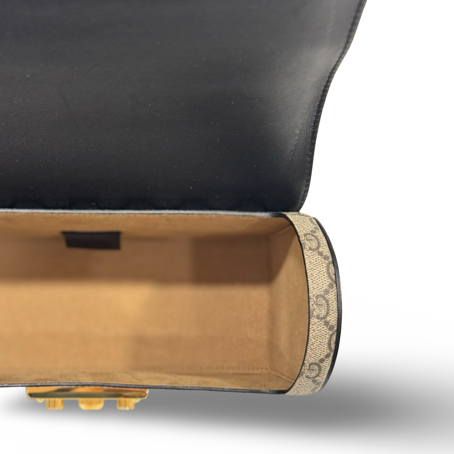 Gucci Padlock GG Small Bamboo Shoulder Bag - GHW / Brown