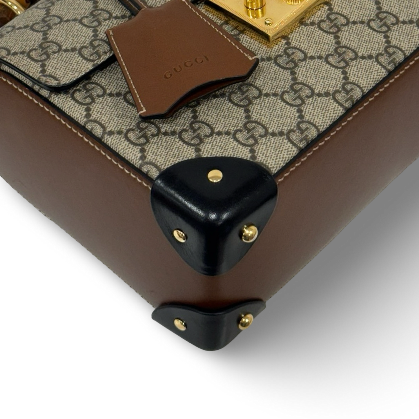 Gucci Padlock GG Small Bamboo Shoulder Bag - GHW / Brown