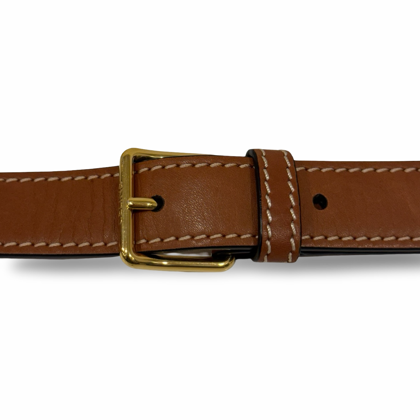 Celine Calfskin Classique Teen Triomphe Bag - GHW / Brown