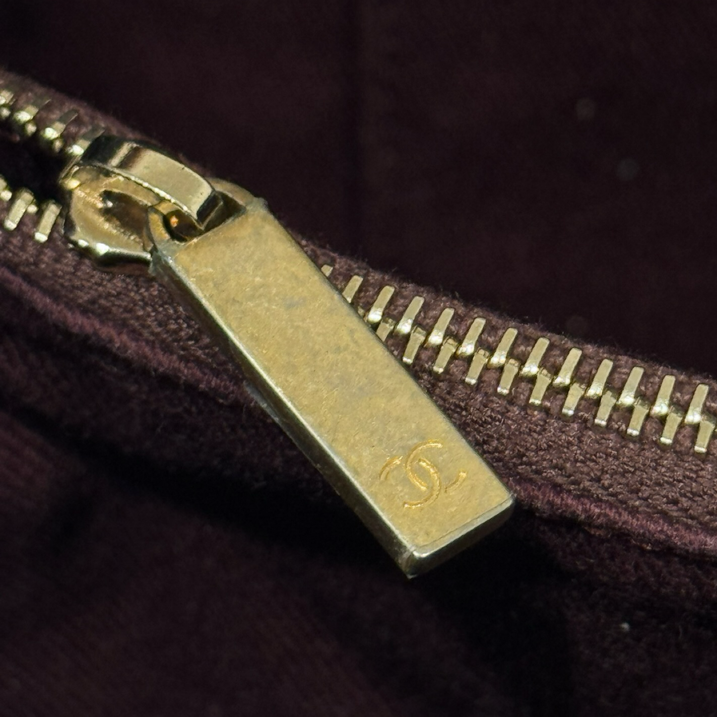 Chanel Quilted Lambskin CC Front Chain Pocket Tote - GHW / Black