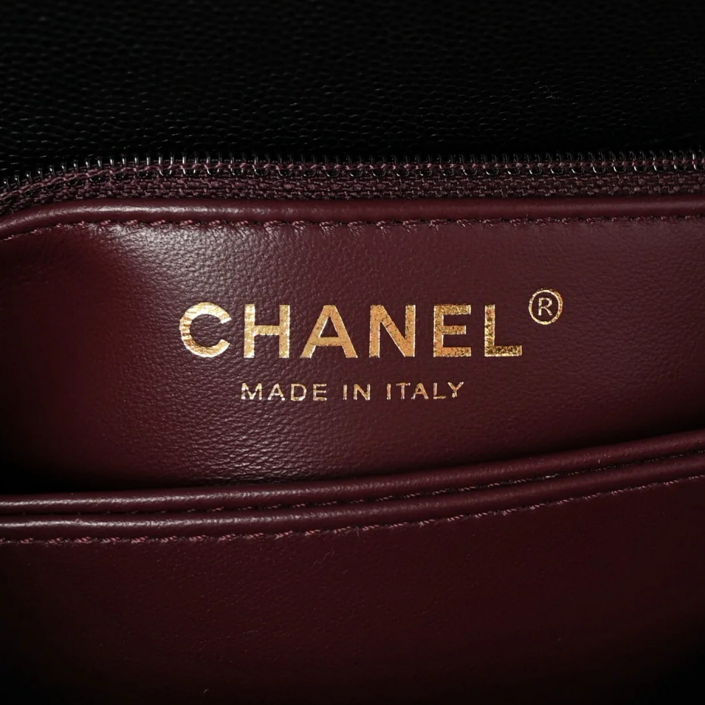 Chanel Quilted Caviar Mini Coco Handle Bag - GHW / Black