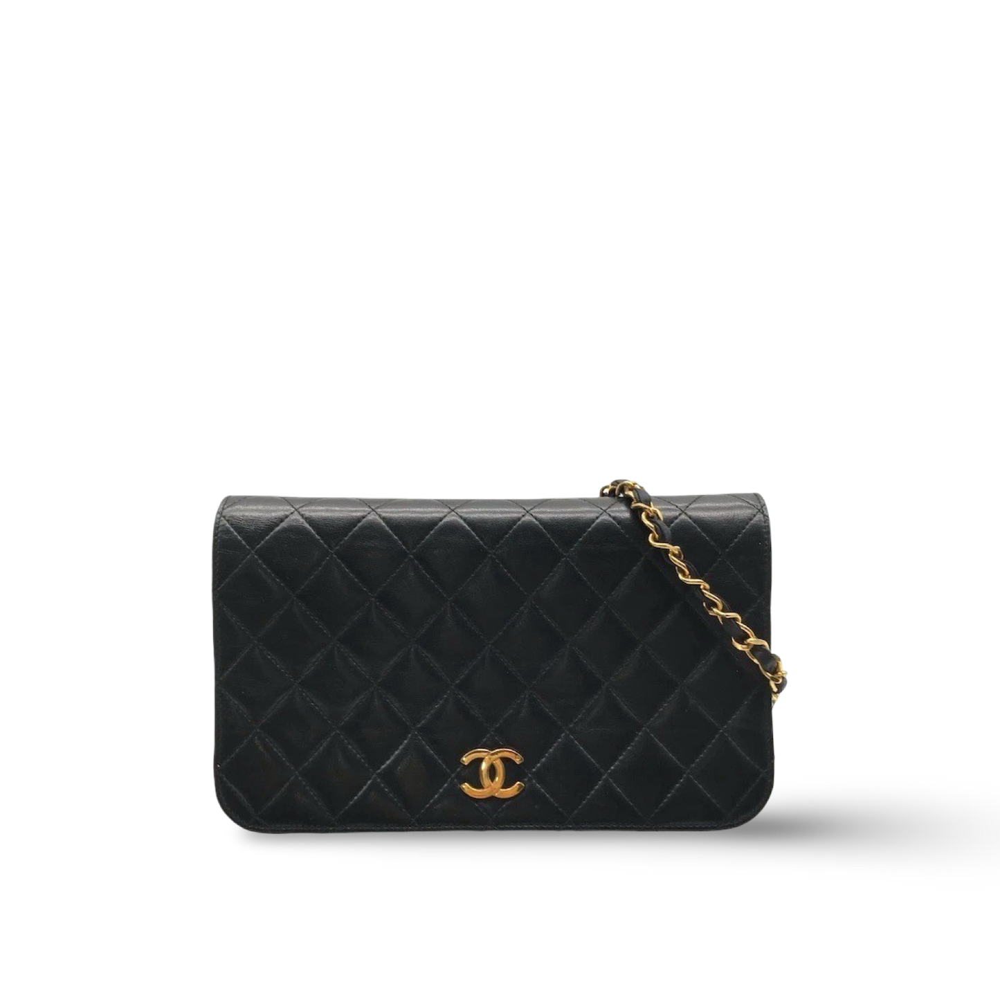 Chanel Vintage Quilted Lambskin WOC - GHW / Black