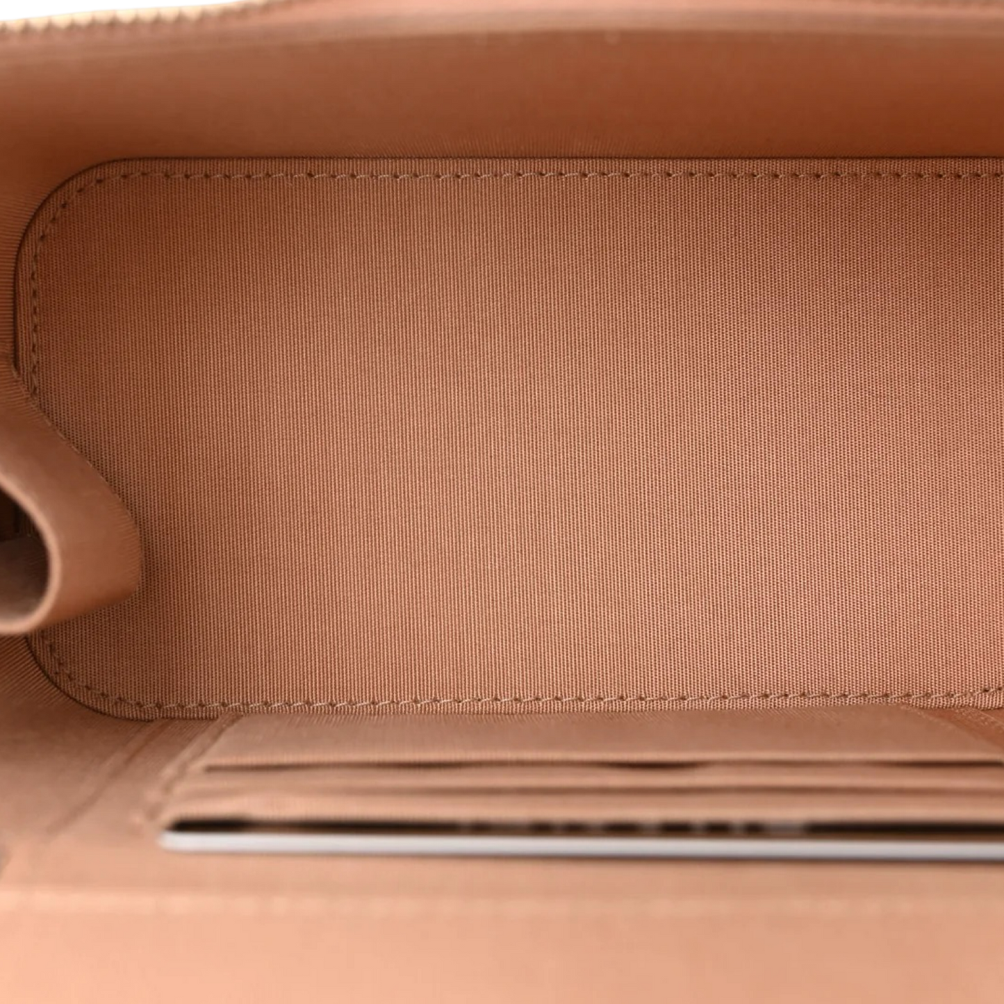 Chanel Quilted Lambskin Small Vanity Case - GHW / Beige