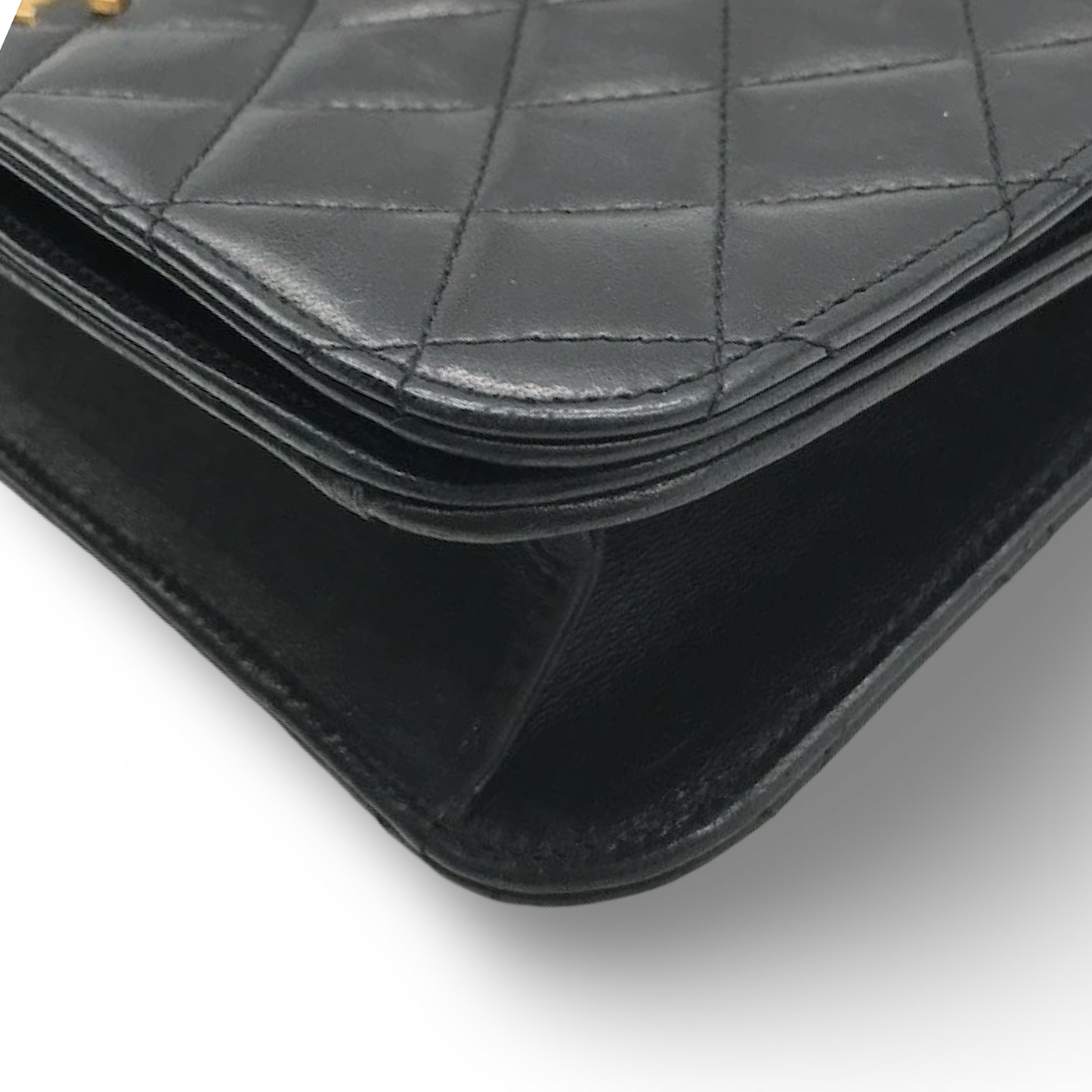 Chanel Vintage Quilted Lambskin WOC - GHW / Black