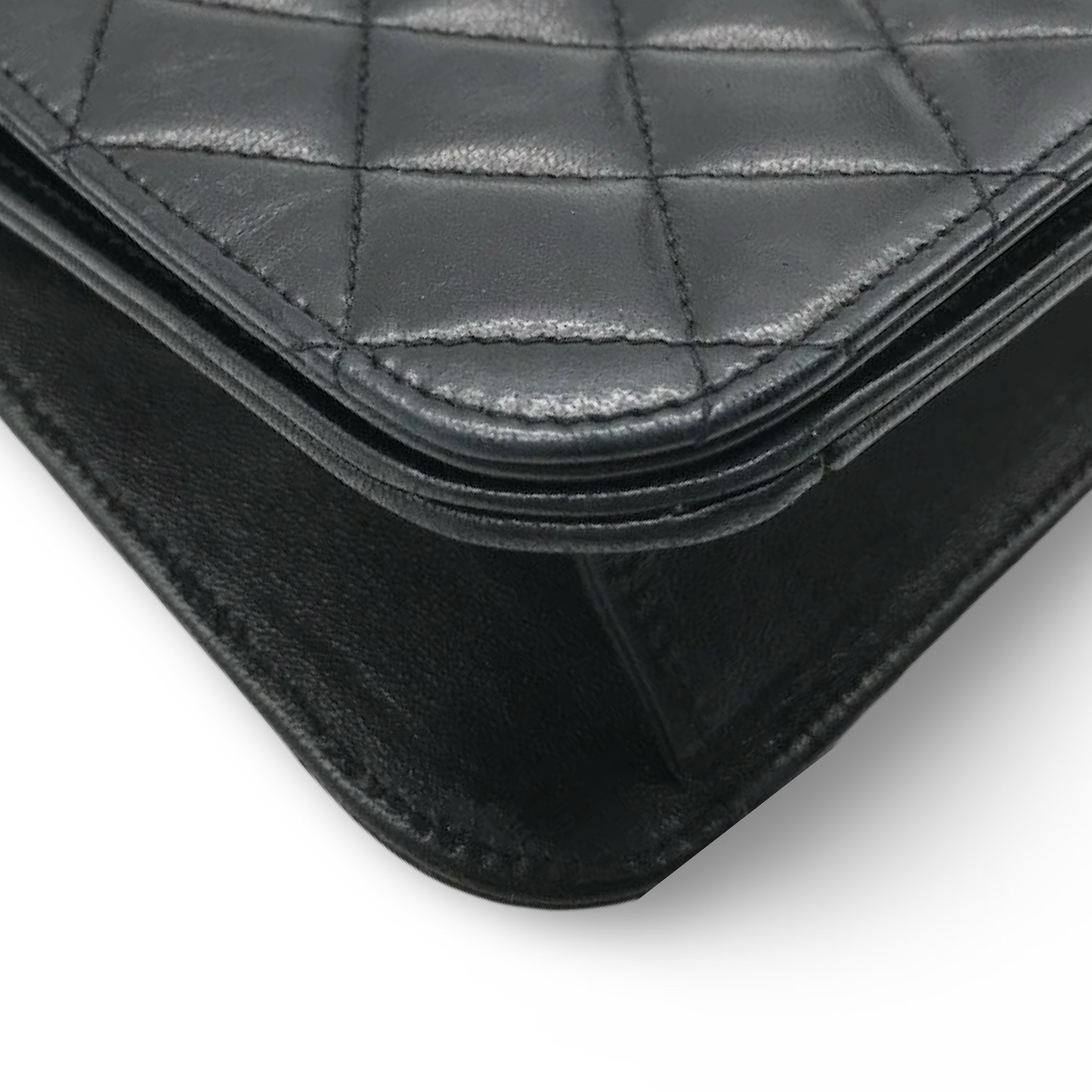 Chanel Vintage Quilted Lambskin WOC - GHW / Black