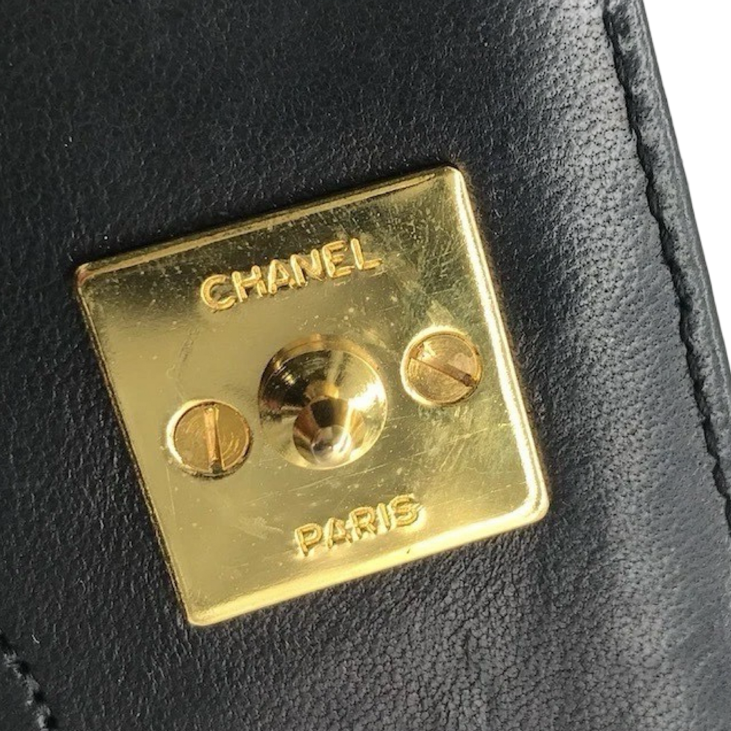 Chanel Vintage Quilted Lambskin WOC - GHW / Black