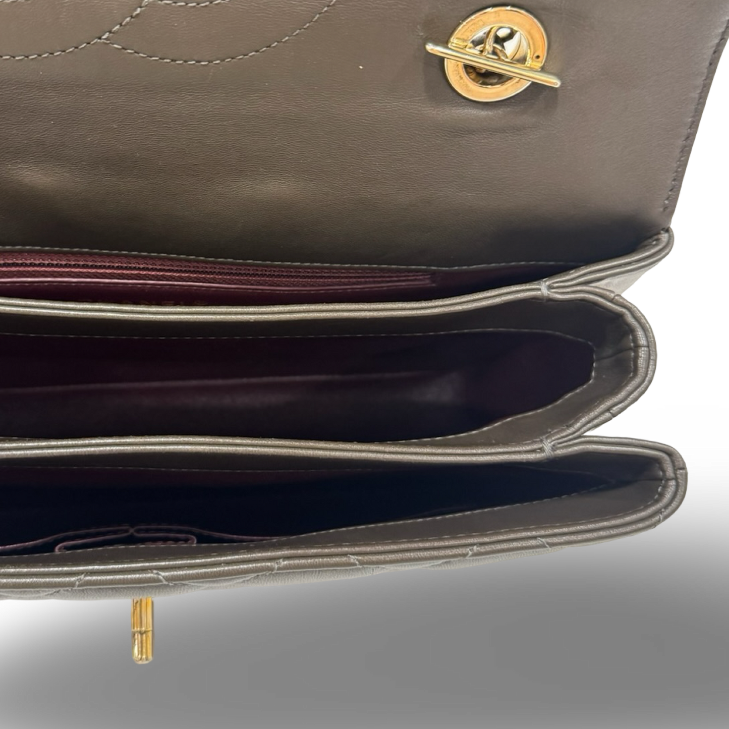 Chanel Quilted Lambskin Medium Trendy Bag - GHW / Olive Green