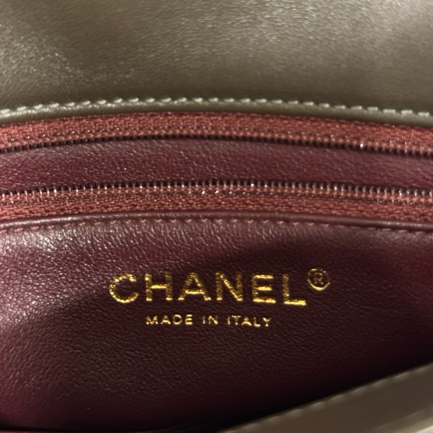 Chanel Quilted Lambskin Medium Trendy Bag - GHW / Olive Green