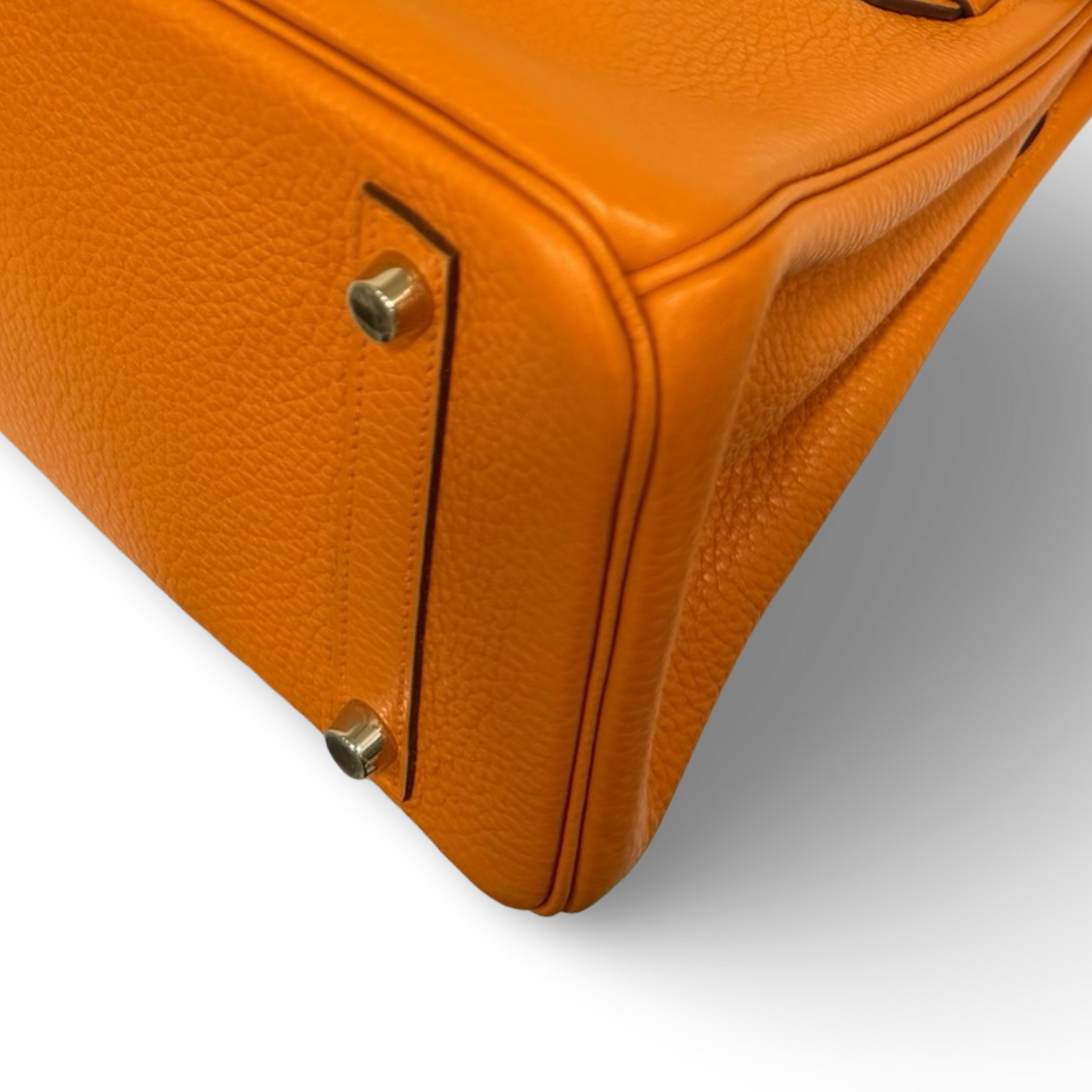 Hermes Togo 30 Birkin - GHW / Orange