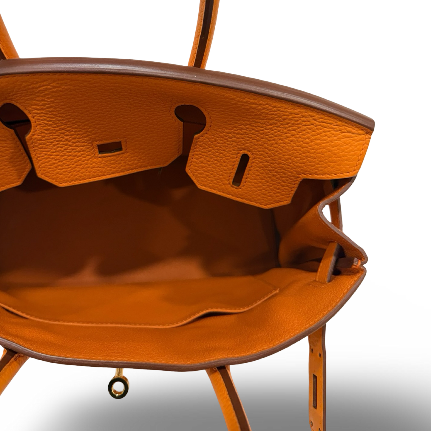 Hermes Togo 30 Birkin - GHW / Orange