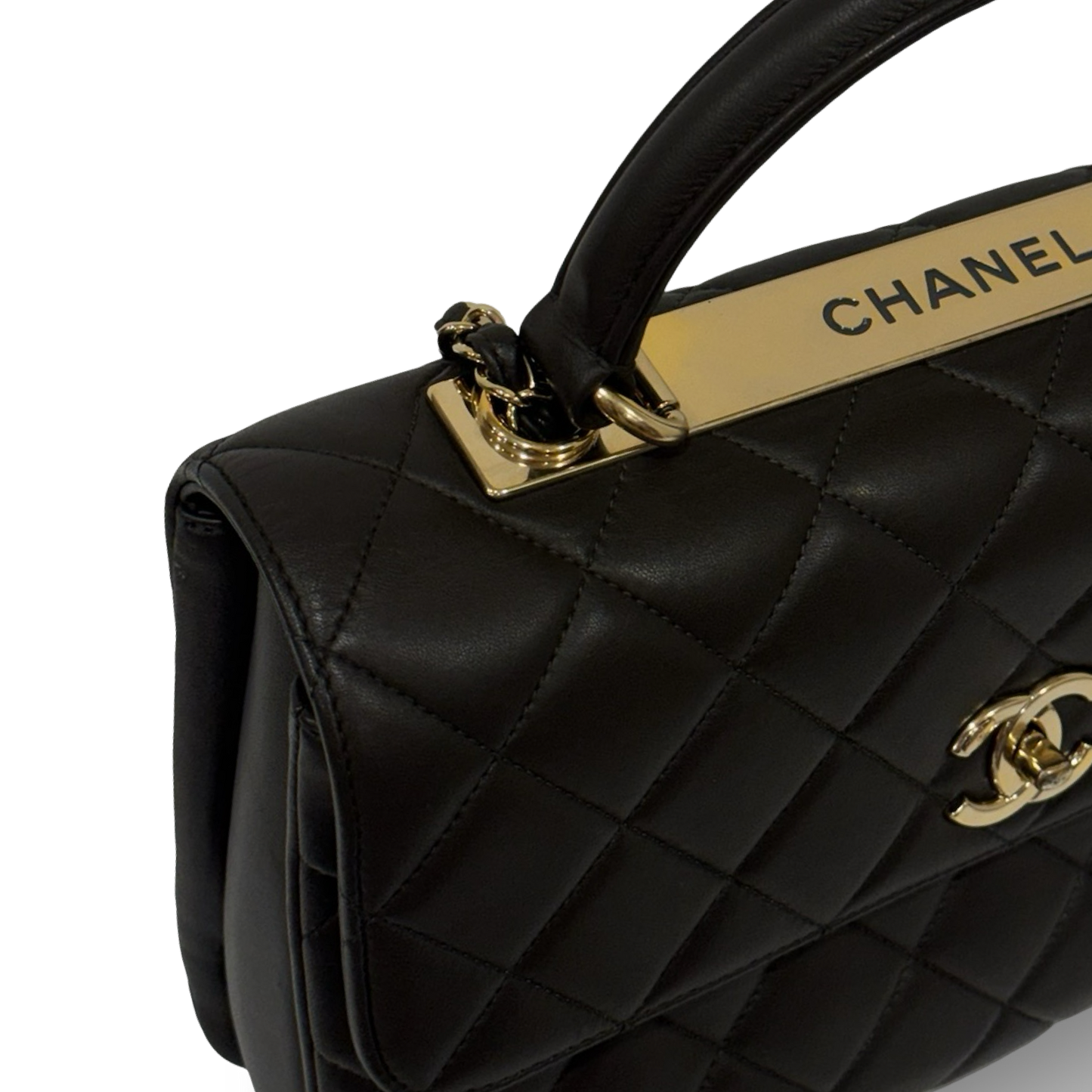 Chanel Quilted Lambskin Medium Trendy Bag - GHW / Olive Green
