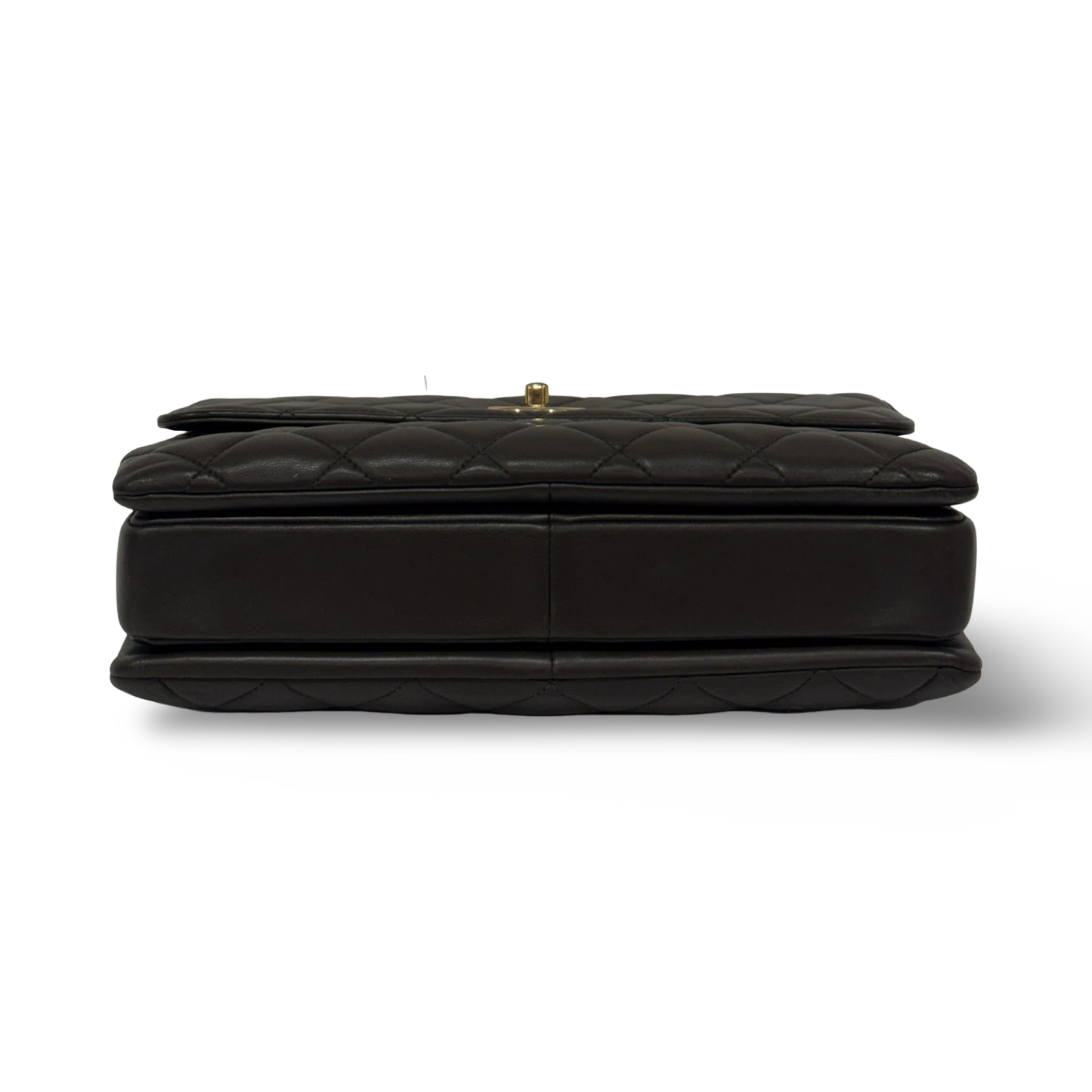 Chanel Quilted Lambskin Medium Trendy Bag - GHW / Olive Green