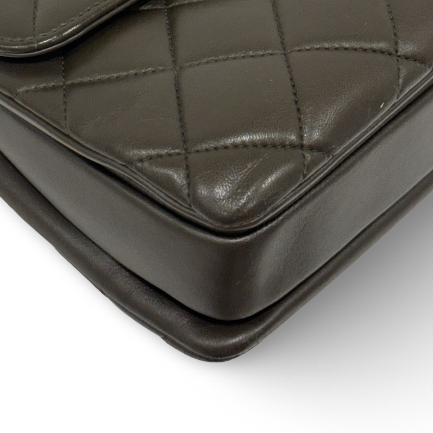 Chanel Quilted Lambskin Medium Trendy Bag - GHW / Olive Green