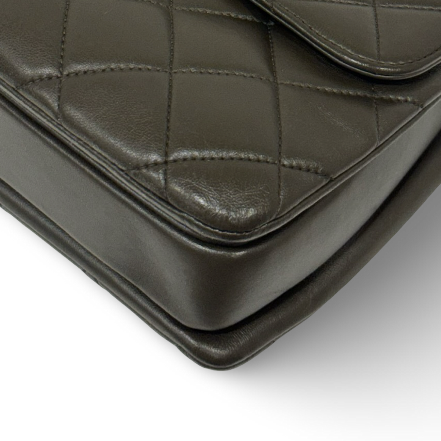 Chanel Quilted Lambskin Medium Trendy Bag - GHW / Olive Green