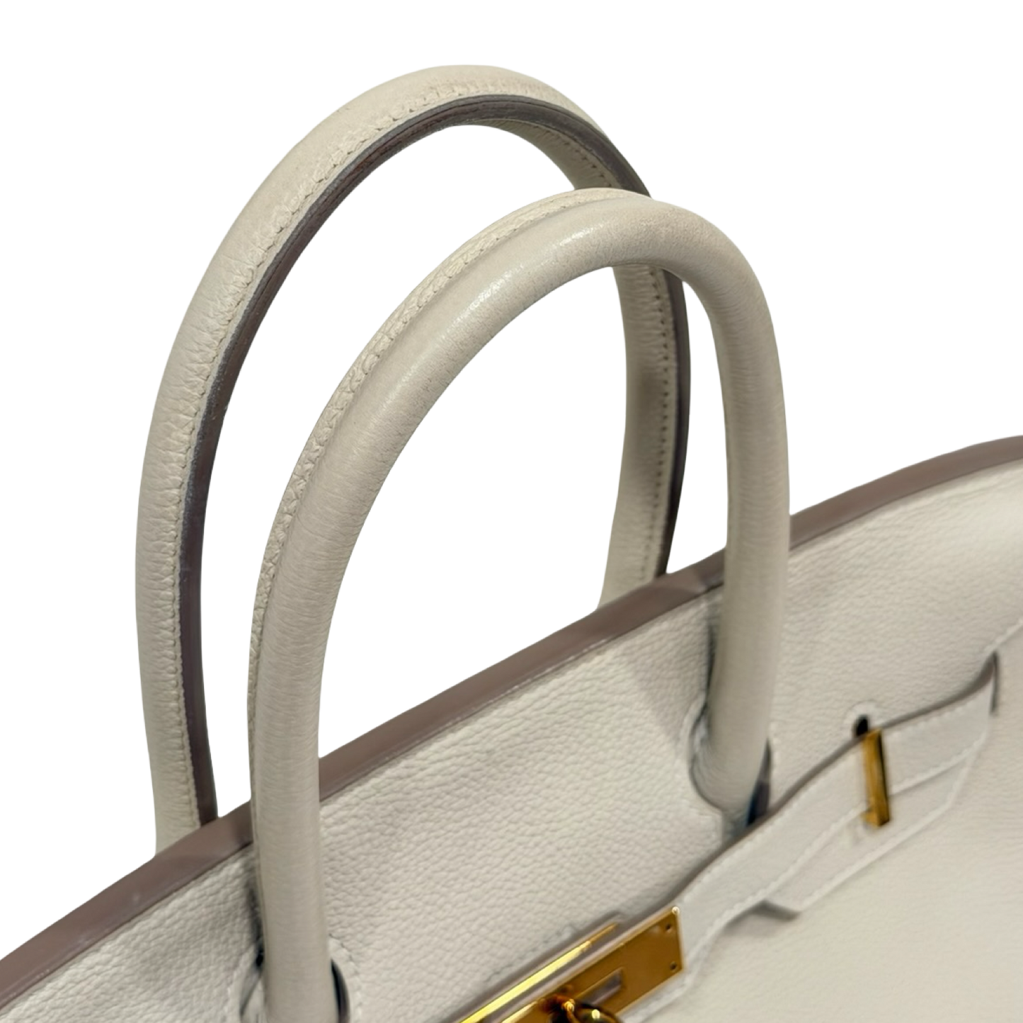 Hermes Togo Birkin 30 Bag - GHW / White